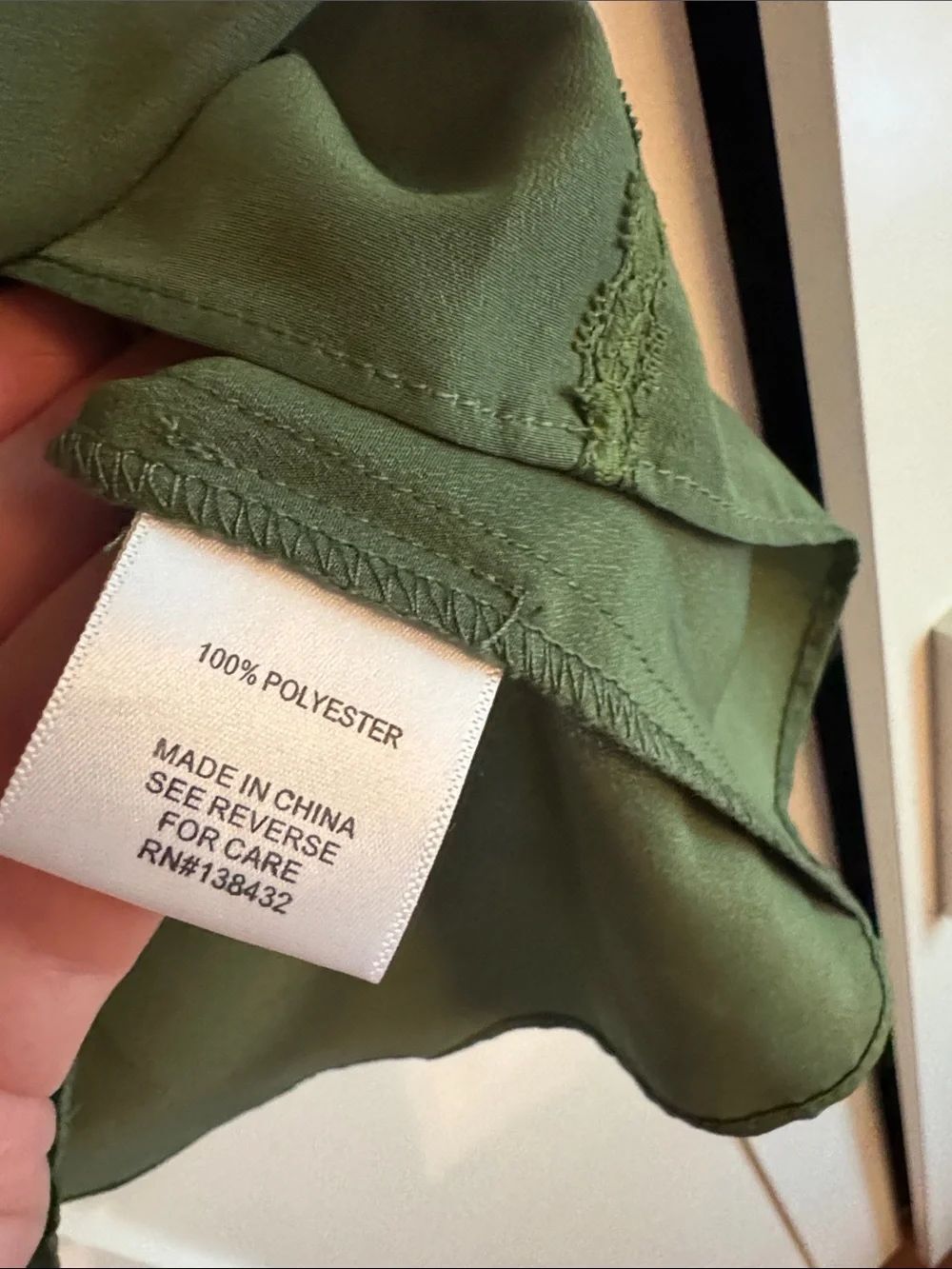 ModCloth Olive Green Ruffled Pintuck Blouse - Picture 3 of 6